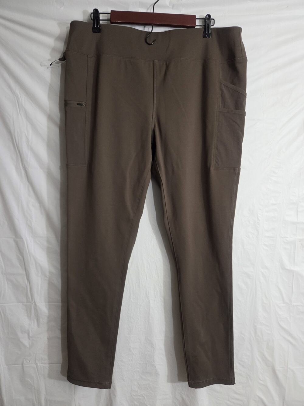 NWOT Carhartt Force Fitted Utility Leggings Womens XL Olive Stretch Rugged